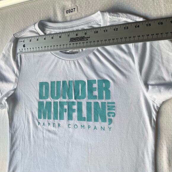 The Office Women’s Short Sleeve Size M, White, Dunder Mifflin Inc Paper Company - Picture 2 of 6